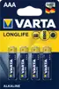 Batterie AAA (LR03) 1.5V *Varta* Longlife - 8-Pack