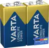 Batterie 9V E-Block (6LR61) *Varta* Energy - 2-Pack