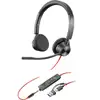 Poly Headset Blackwire C3325 Stereo USB-C/A & 3.5 mm