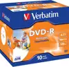 DVD-R Printable Verbatim, Kapacitet 4.7GB, 10 komada, Brzina 16×