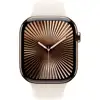 APPLE Watch Series 10 GPS + Cellular 46mm Gold Titanium Case with Starlight Sport Band - S/M