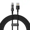 Baseus Gem USB A to USB C fast charging cable 2 m 100 W Black