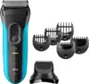 Trimer za bradu Braun 3010BT, crno-plavi