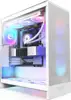 Kućište H7 Flow RGB (2024), White, Tempered Glass, CM-H72FW-R1