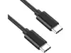 Cable USB-C to USB-C, 1m, black, Ewent