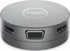 HUB Dell Mobile Adapter DA310 470-AEUP 2xUSB3.1/HDMI/VGA/DisplayPort/USB-C/Ethernet passiv Grey