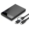 Ugreen 2.5" USB 3.1 Hard Drive Enclosure with 2 in 1 USB-A/USB-C to USB-C Cable