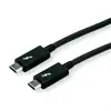 Roline USB-C Thunderbolt3 kabel, M/M, 2.0m, crni