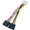 Transmedia 2x Sata Power Cable, C187-BL