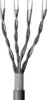 SF/UTP prespojni kabel Cat.5e PVC CCA AWG26, sivi, 20,0 m