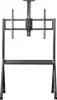 Maclean TV stand / cart, camera shelf, on casters, 55-100", max load 120kg/10kg shelf, max. VESA 900x600, black, MC-114 B