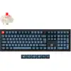 Keychron V6 Max (black/blaugrau, DE-Layout, Gateron Jupiter Red, Hot-Swap, RGB)