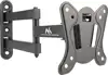 Maclean MC-417 Full Motion TV Monitor Wall Mount 13-32" 30kg max. VESA 100x100 Black Powder Coated Universal Holder Bracket Adjustable Wall Distance Rotating Tilting