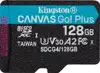 Kingston Technology 128GB microSDXC Canvas Go Plus Gen4 200R A2 U3 Single Pack w/o ADP