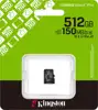 Kingston Technology 512GB micSDXC Canvas Select Plus Gen3 150R A1 Single Pack w/o ADP