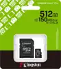Kingston Technology 512GB microSDXC Canvas Select Plus Gen3 150MB/s A1 Card + Adapter