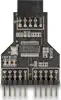 DELOCK USB 2.0 Hub 9 pin female to 2x9 pin male