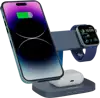 CANYON Wireless Charging Station Hexagon 310 3in1 DarkGrey/Blue
