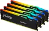 DIMM 128 GB DDR5-5200 (4x 32 GB) Quad-Kit (black, KF552C40BBAK4-128, FURY Beast RGB, INTEL XMP)