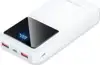Vention 20000mAh Power Bank (Micro-USB USB-C USB-A USB-A) 22.5W, White, LED Display