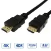 Roline VALUE UltraHD HDMI kabel sa mrežom, M/M, crni, 10m