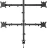 Gembird MA-D4-01 Adjustable desk 4-display mounting arm (rotate, tilt, swivel), 13”-32”, up to 10kg per screen