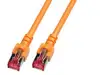 S/FTP prespojni kabel Cat.6 LSZH Cu AWG27, narančasti, 15,0 m