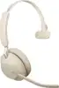 Jabra Evolve2 65 UC Mono Link380c - wireless over-ear headphones with stand, beige