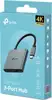 TP-Link UH3020C USB Type-C 3-Port Hub, 1 x USB-C Connector,1 x HDMI 4K 60Hz Port, 1 x USB-C PD 100W Port,1 x USB-A 3.0 Ports, Plug and Play, Self-storage for Connector, Fast Heat Dissipation, Flexible