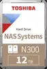 HDD NAS TOSHIBA N300 12TB CMR, 3.5'', 512MB, 7200RPM, SATA, TBW: 180