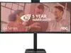 AOC CU34E4CV - 34 Zoll WQHD Curved, (3440x1440, 120 Hz, 2x HDMI 2.0, DP 1.4, DP, USB-C (90 W Power Delivery), RJ45, USB Hub) schwarz