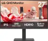 Monitor LG 27BA45QB-B 27" IPS QHD 75Hz, crni
