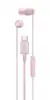 Sony IER-EX15C USB-C In-Ear Headphones pink