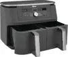 Friteza na vrući zrak Ninja MAX Dual Zone DZ400EU – 2470 W, 2 korpe po 4,75 L (ukupno 9,5 L), 6 programa (siva metalik)