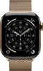 Apple Watch S11 Titan Gold Cellular 42mm (Milanaise Armband gold)