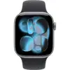 Apple Watch S11 Aluminium Cellular 42mm Space Grau (Sportarmband schwarz) S/M