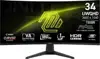 MSI MAG 346CQ, 34", UWQHD, VA, 1500R Curved, 180Hz, AMD FreeSync Premium, HDR Ready, 2x HDMI 2.0b, 1x DP 1.4a