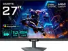 GIGABYTE M27UP 27” 4K UHD Gaming Monitor - Dual Mode (4K 160Hz or FHD 320Hz), 3840 x 2160, 1ms, 350 cd/m2, FreeSync Premium Pro, DisplayHDR400, HDMI 2.1, Displayport 1.4