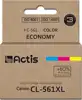 Actis KC-561 Ink (replacement for Canon CL-561XL; Supreme; 18 ml; cyan, magenta, yellow). Prints 60% more than OEM.