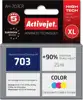 Activejet AH-703CR Ink (replacement for HP 703 CD888AE; Premium; 21 ml; colour)