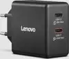 Punjač Lenovo Dual USB-C GaN 65W, 40AW065BEU