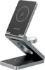 Vention 3-in-1 15W Wireless Charger Stand with MagSafe Gray