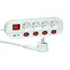 Roline naponska letva, 4 utičnice sa individualnim prekidačima, 1×USB A/1×USB C, 1.5m