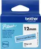 Brother Label Tape BTAG-L31 - 12 mm x 4 m - Black on Blue
