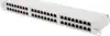 Patch panel Lanberg 48-portni 1U 19" Cat.6 FTP, sivi, PPS6-1048-S