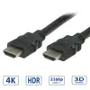 HDMI Ultra HD kabel sa mrežom, M/M, crni, 5.0m
