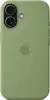 Apple iPhone 17 Silicone Case with MagSafe light moss