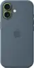 Apple iPhone 17 Silicone Case with MagSafe anchor blue