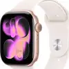 Apple Watch S11 Aluminium Cellular 46mm Rosegold (Sportarmband blassrosa) M/L