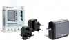 Verbatim GNC-140 GaN zidni punjač 140W, 4 priključka, 2 x USB-C PD 140 W / 1 x USB-C PD 20 W / 1 x USB-A QC 3.0